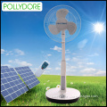 14 inch solar charging battery fan with LCD display